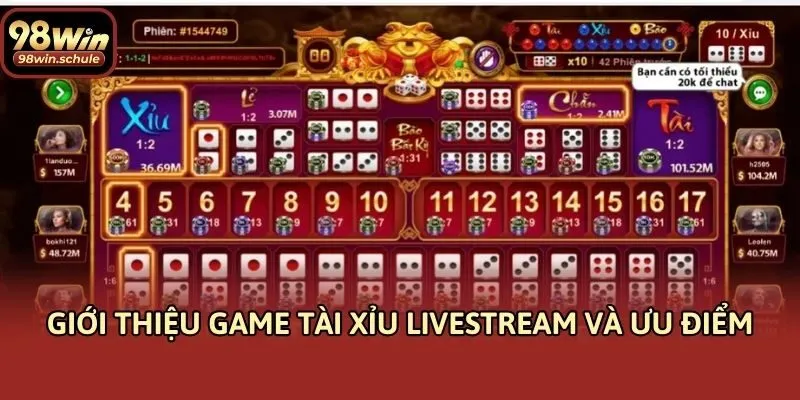 Giới thiệu game tài xỉu livestream và ưu điểm